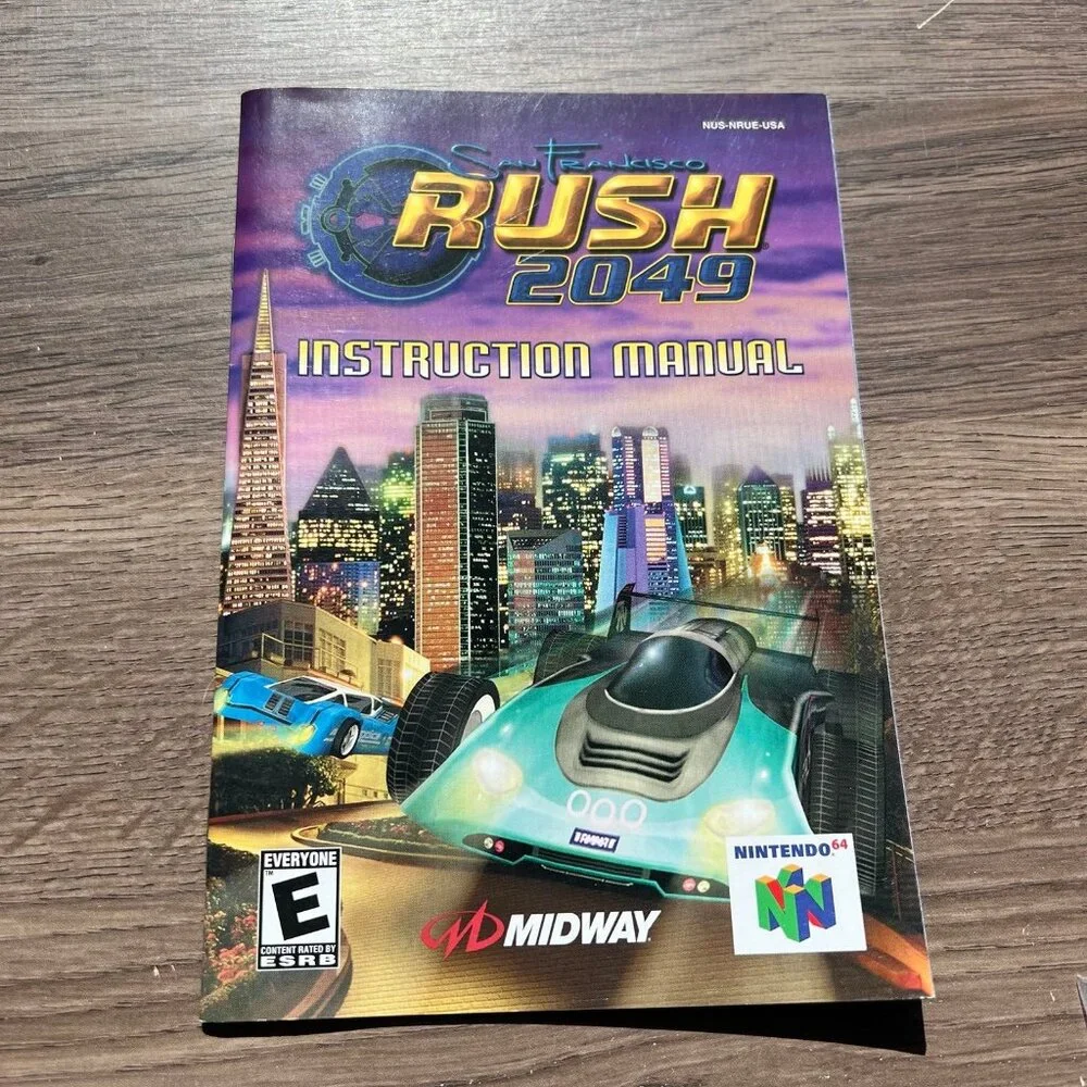 N64 San Francisco Rush 2049 Manual